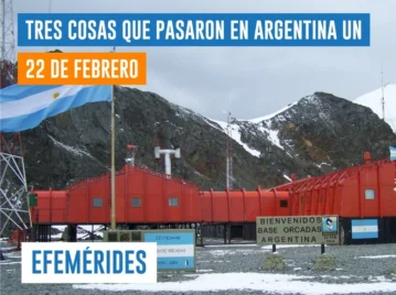 efemérides del 22 de febrero Argentina