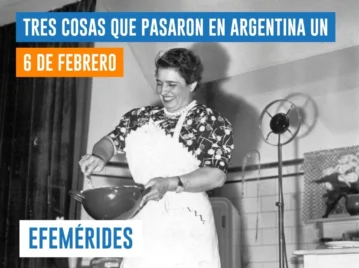 efemérides del 6 de febrero Doña Petrona