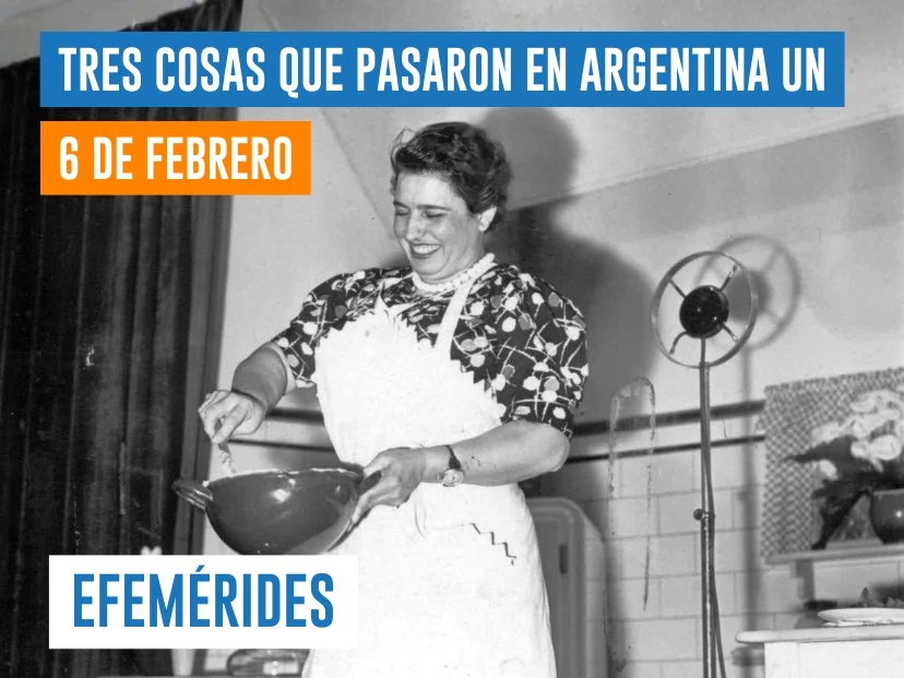 efemérides del 6 de febrero Doña Petrona