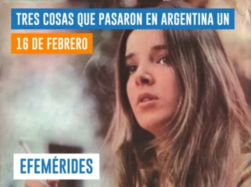 efemérides del 16 de febrero Marilina Ross