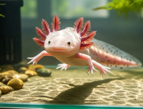 Axolotl: el animal que conserva rasgos de bebé toda la vida