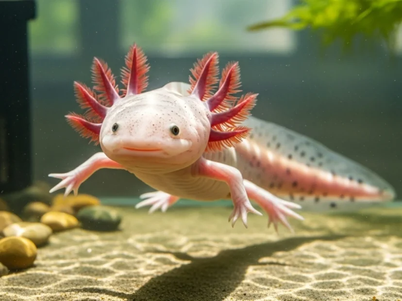 Axolotl: el animal que conserva rasgos de bebé toda la vida