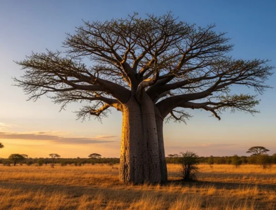 Baobab: el árbol gigante que guarda agua en su interior