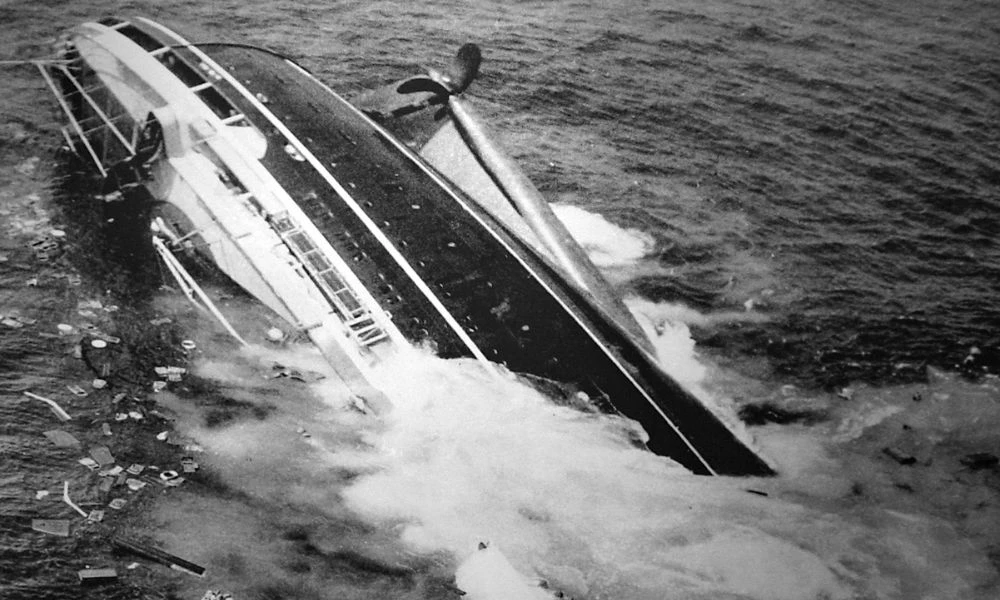 Hundimiento del navío.