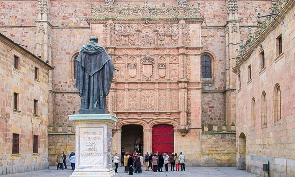 Aspecto de la Universidad de Salamanca.