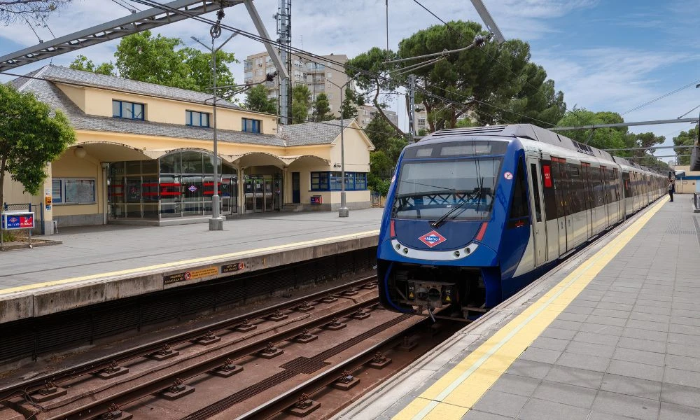 Vistas al Metro de Madrid.