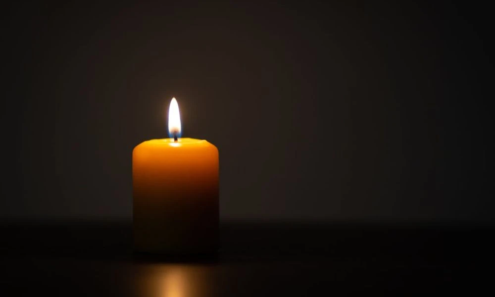 Velas en el apagón de Nueva York.