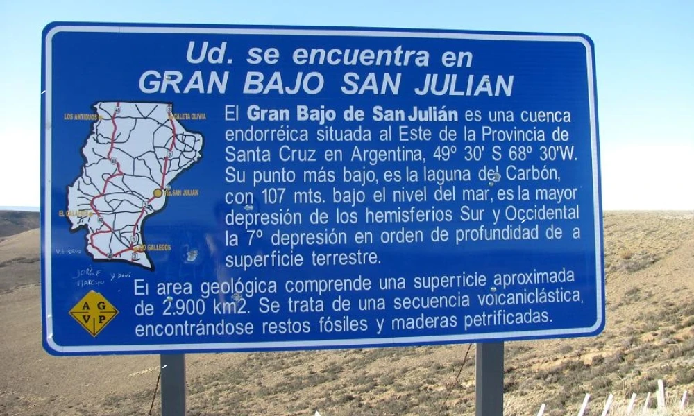 Gran Bajo San Julián en Argentina