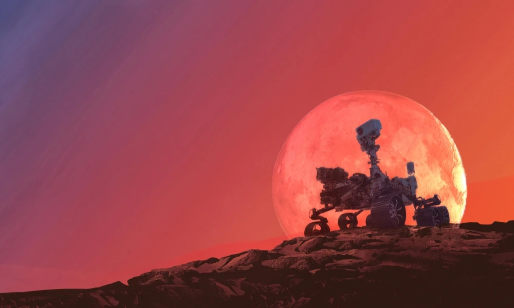 cómo se ve el cielo en Marte