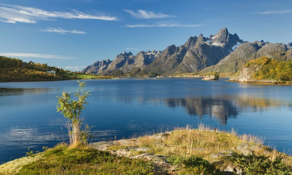 Paisajes de la isla Hinnøya.