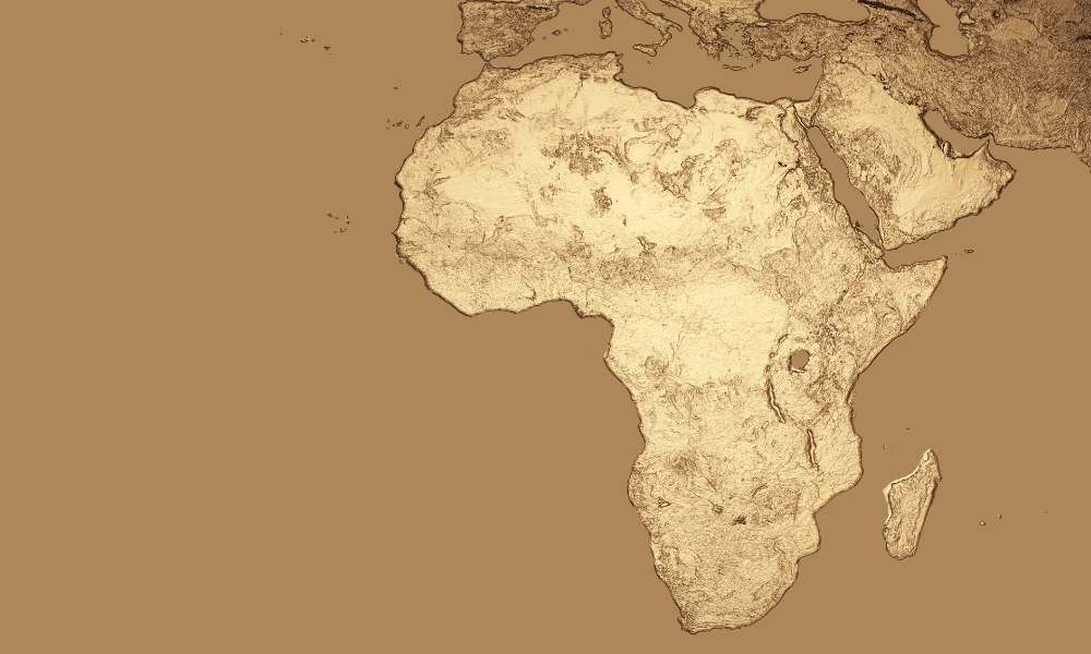 África el único continente de la Tierra en cuatro hemisferios