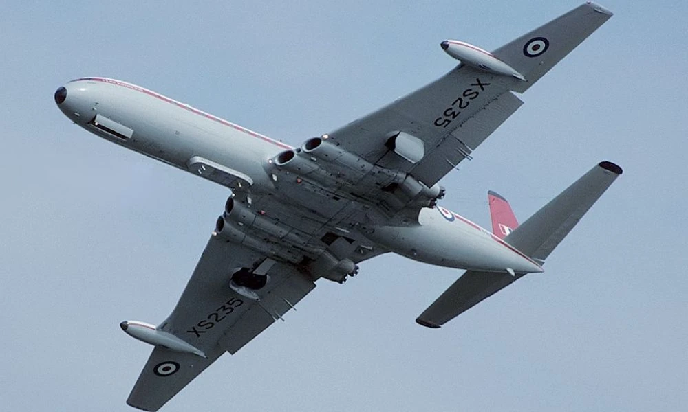 Aspecto del avión histórico.