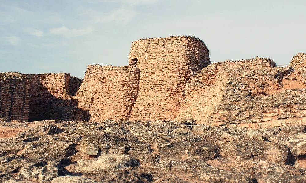 Vistas a las ruinas.