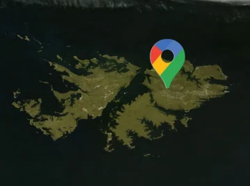 Islas Malvinas: cómo aparecen nombradas en Google Maps según el país