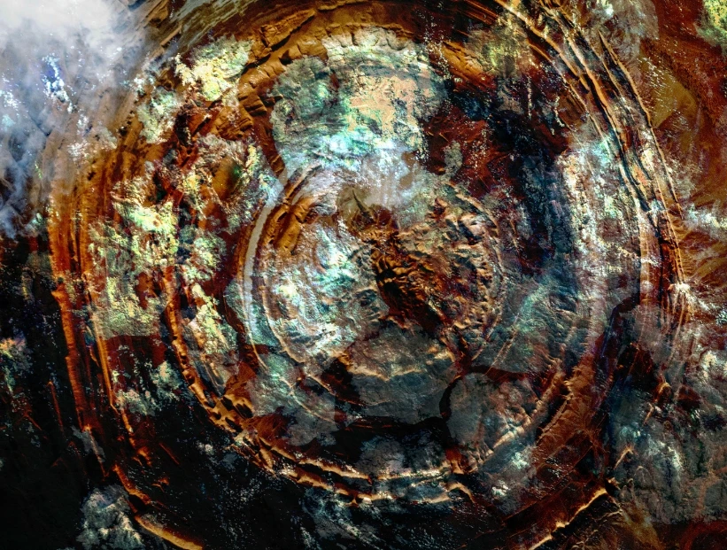 Ojo del Sahara: la impresionante formación natural de Mauritania que tiene millones de años y solo puede verse desde el Espacio