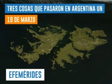 efemérides del 19 de marzo Islas Malvinas