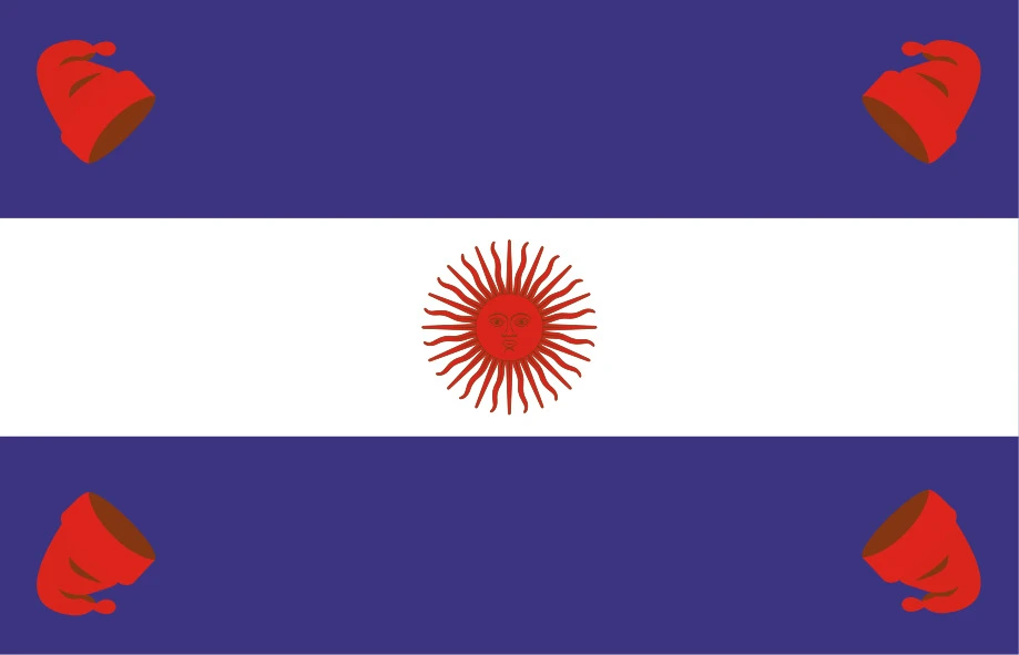 bandera de la Confederación Argentina