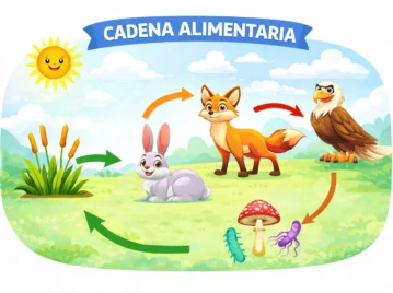 Cadena alimentaria: explicación fácil con ejemplos para entenderla mejor