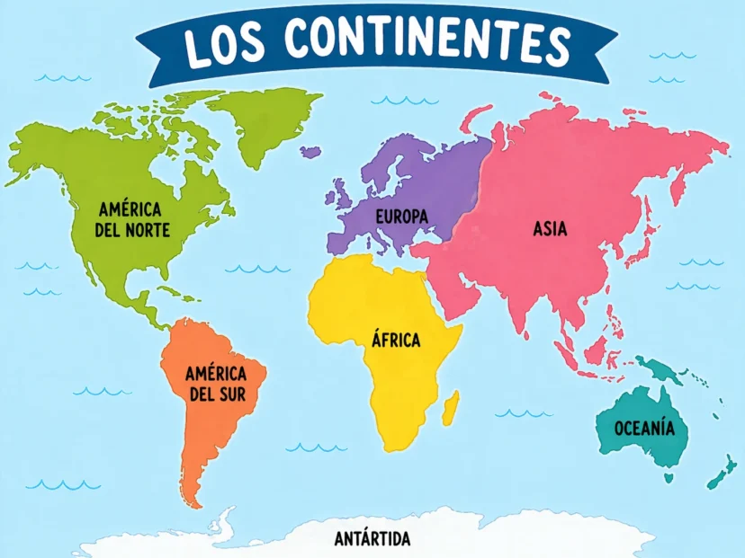 Continente: qué es y explicación fácil para aprender geografía