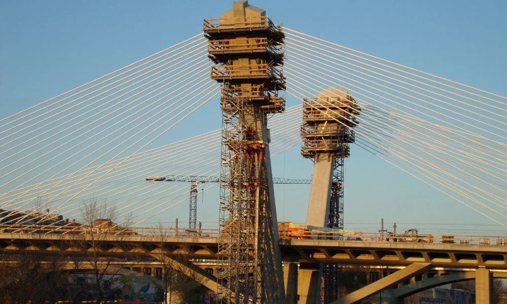 Puente de Príncipe de Viana y su construcción.