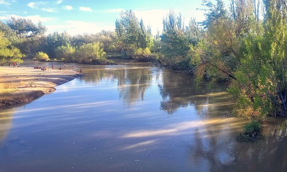 Paisajes que rodean al caudal.