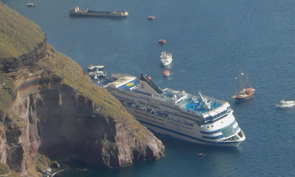 Accidente del crucero.