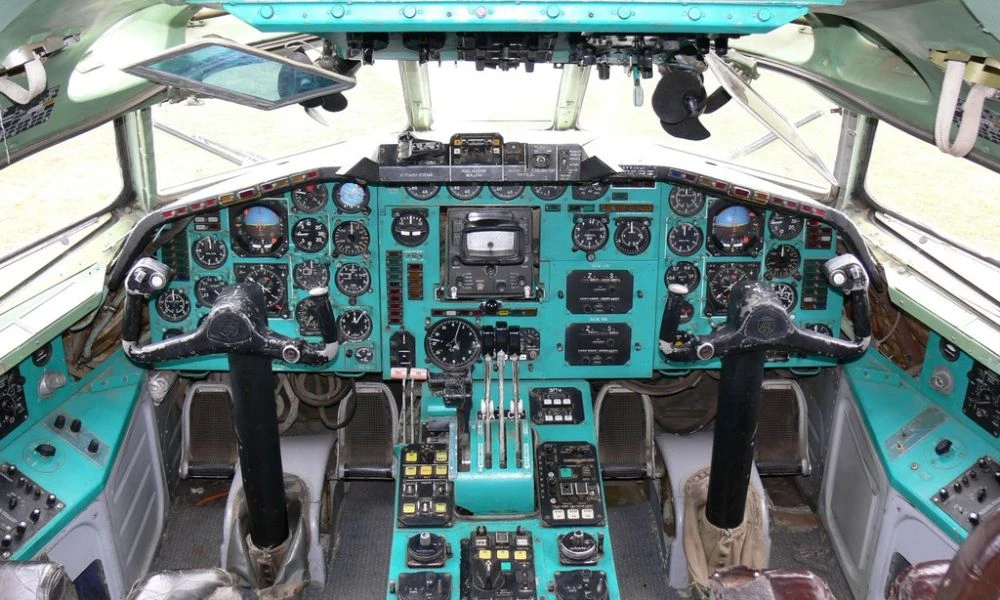 Interior del avión.