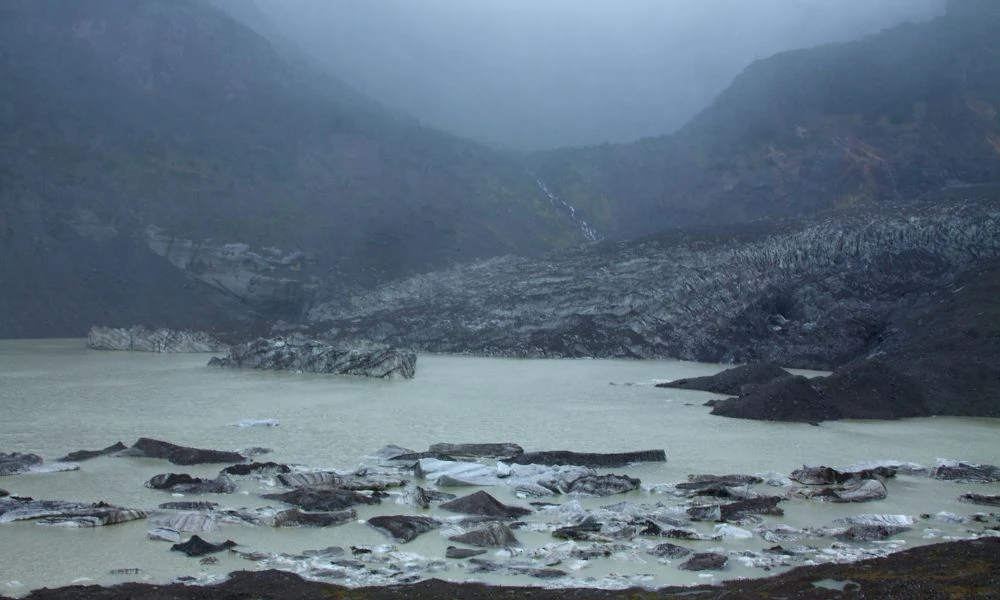 Aspecto del Ventisquero Negro.