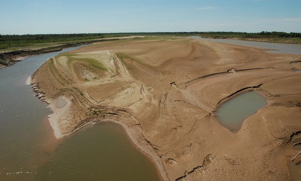 Vistas al caudal de agua.