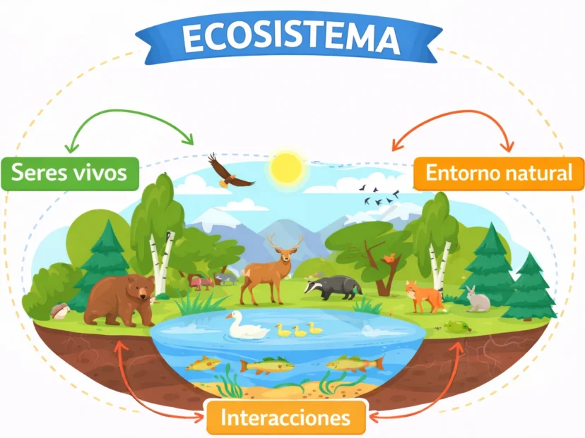 Qué es un ecosistema: definición, tipos y ejemplos fáciles de entender