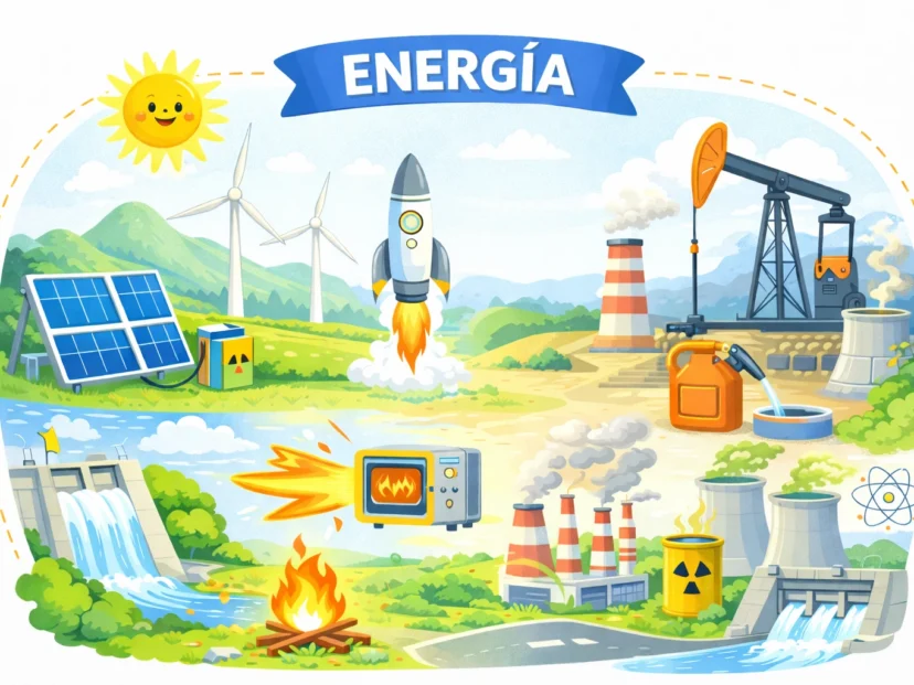 Energía: qué es, tipos y ejemplos fáciles para entenderla mejor