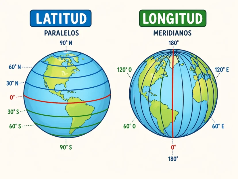 Latitud y longitud: cómo entender fácil las coordenadas de la Tierra
