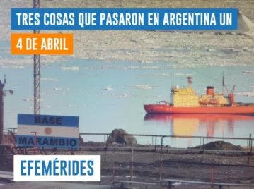 efemérides del 4 de abril Argentina