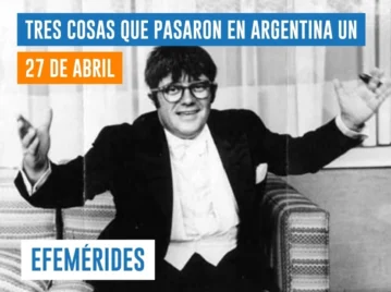 efemérides del 27 de Argentina Tato Bores