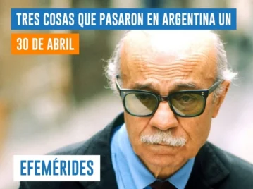 efemérides del 30 de abril Argentina
