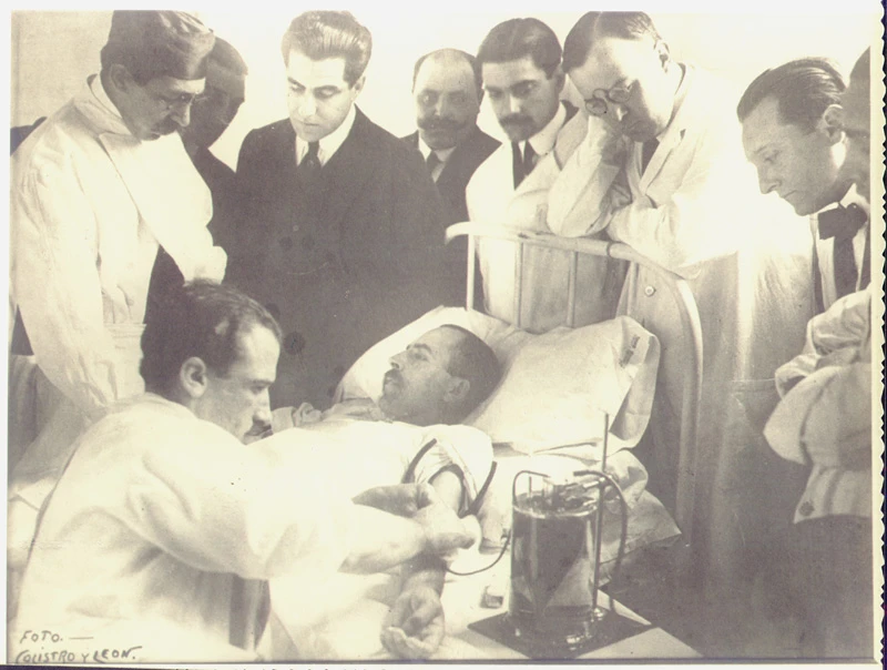 primera transfusión sanguínea Luis Agote