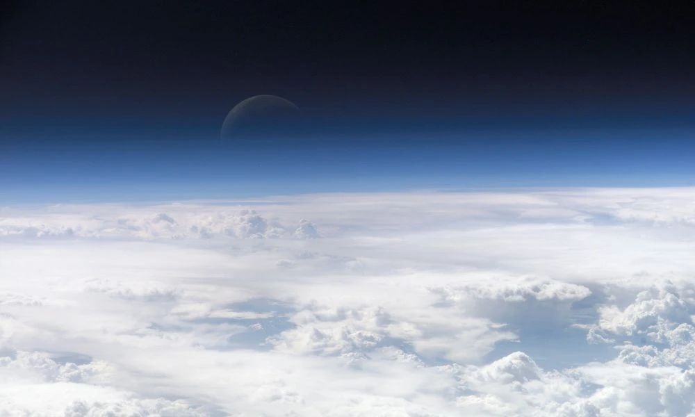 Vista a la atmósfera.