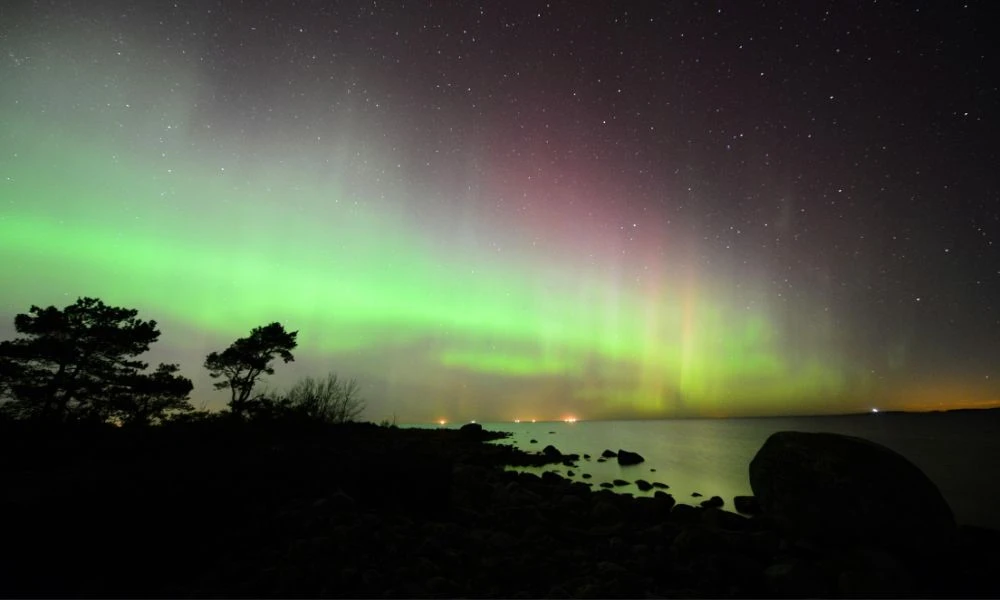 Vistas a auroras boreales.