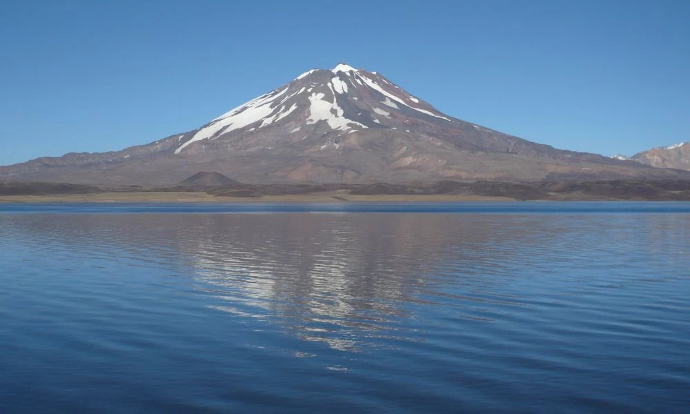 Aspecto de la Laguna del Diamante.