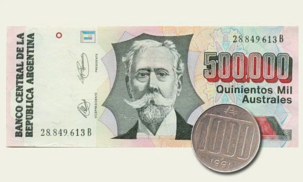 Moneda austral.