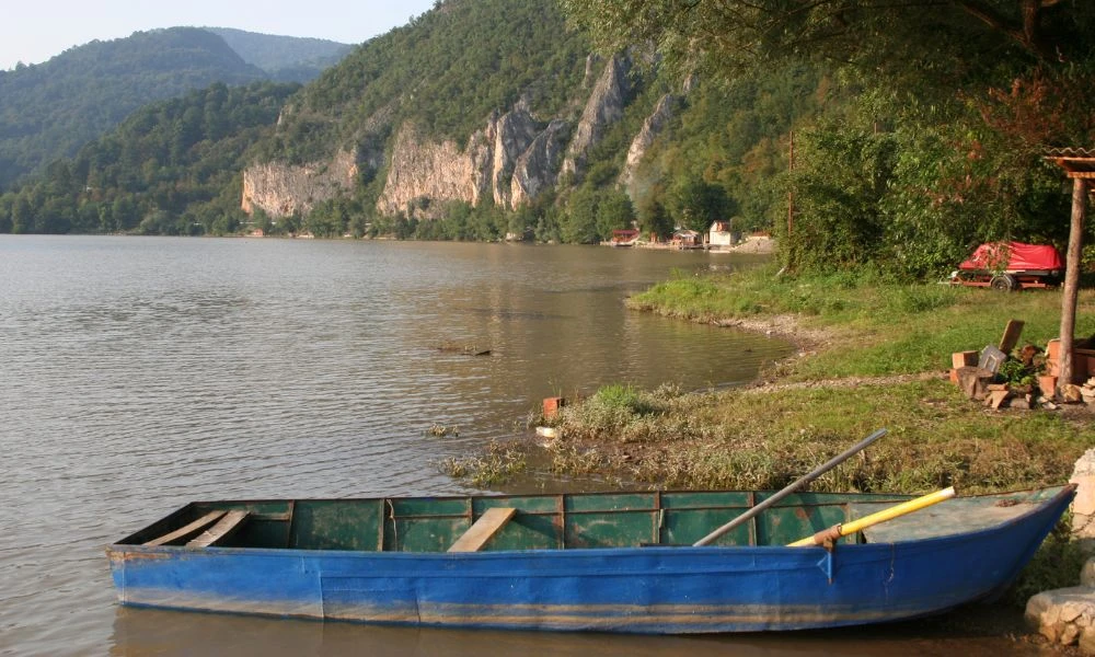 Aspecto del río Drina.