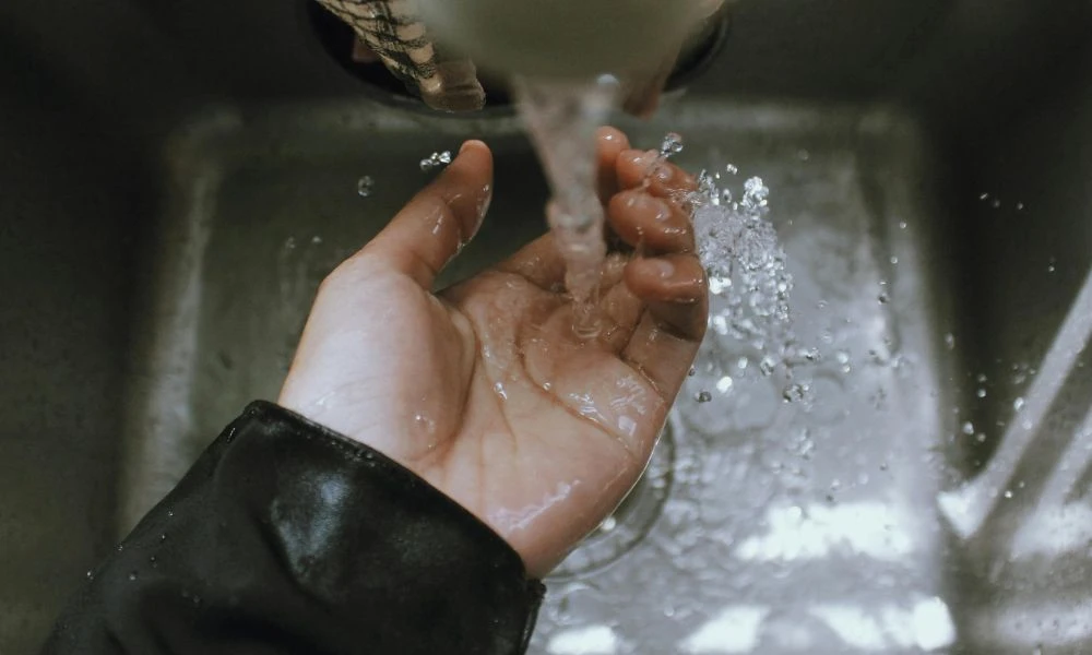 Agua de una ciudad.