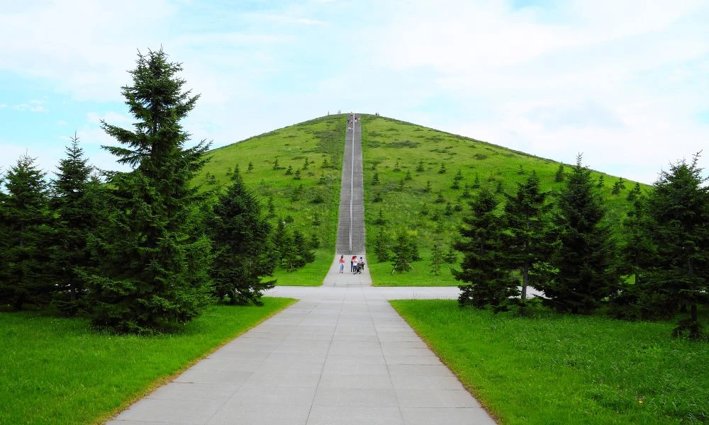 Montaña en Sapporo.