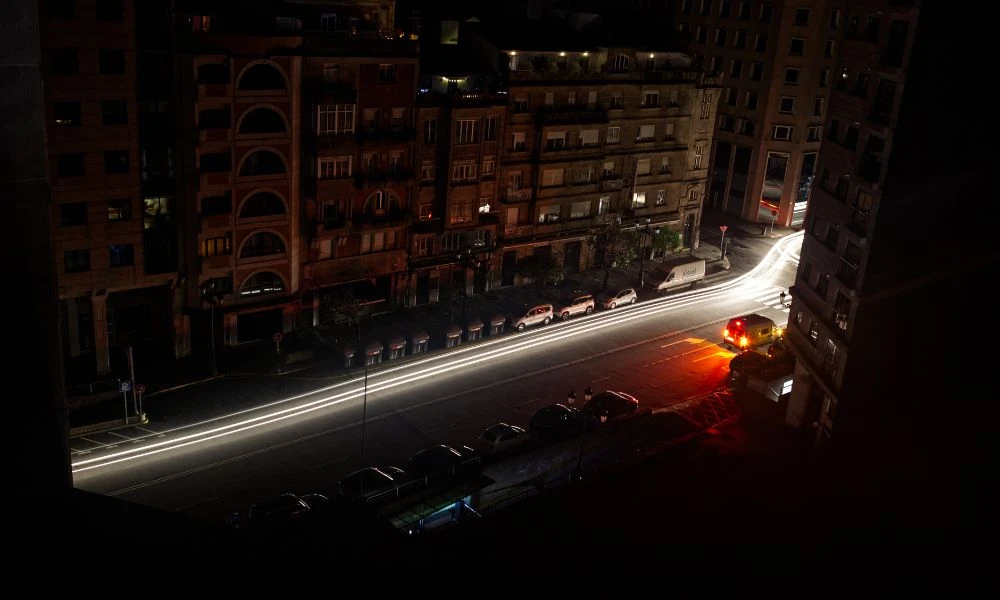 España sin luz.
