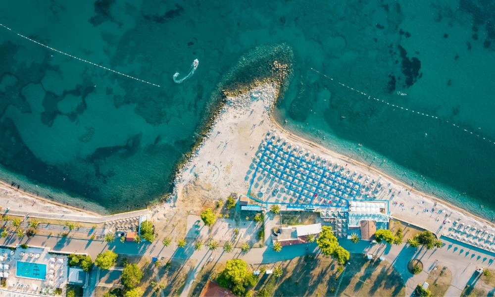 Playa en Europa.