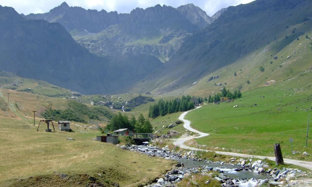 Paisajes del río Po.