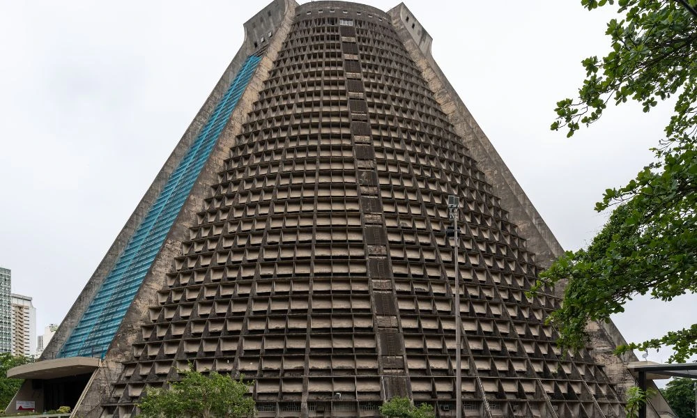Detalles de la estructura de hormigón.