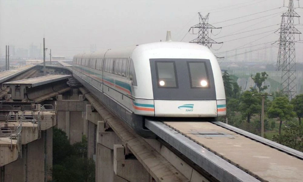 Tren del Maglev de Shanghái.