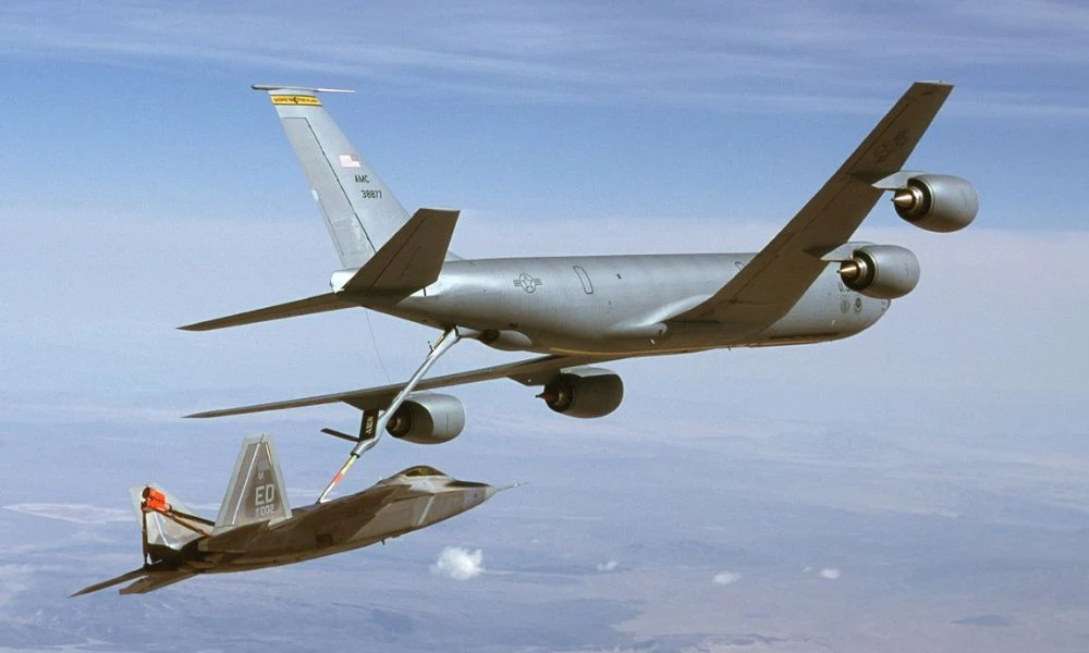 Aspecto del Boeing KC-135 Stratotanker.