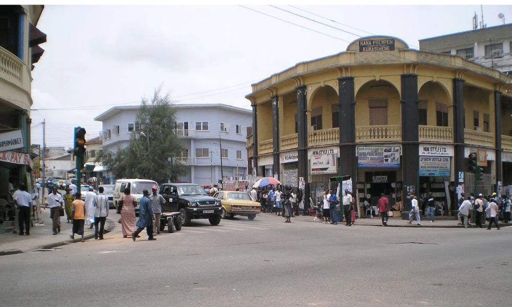 Calles de Ghana.